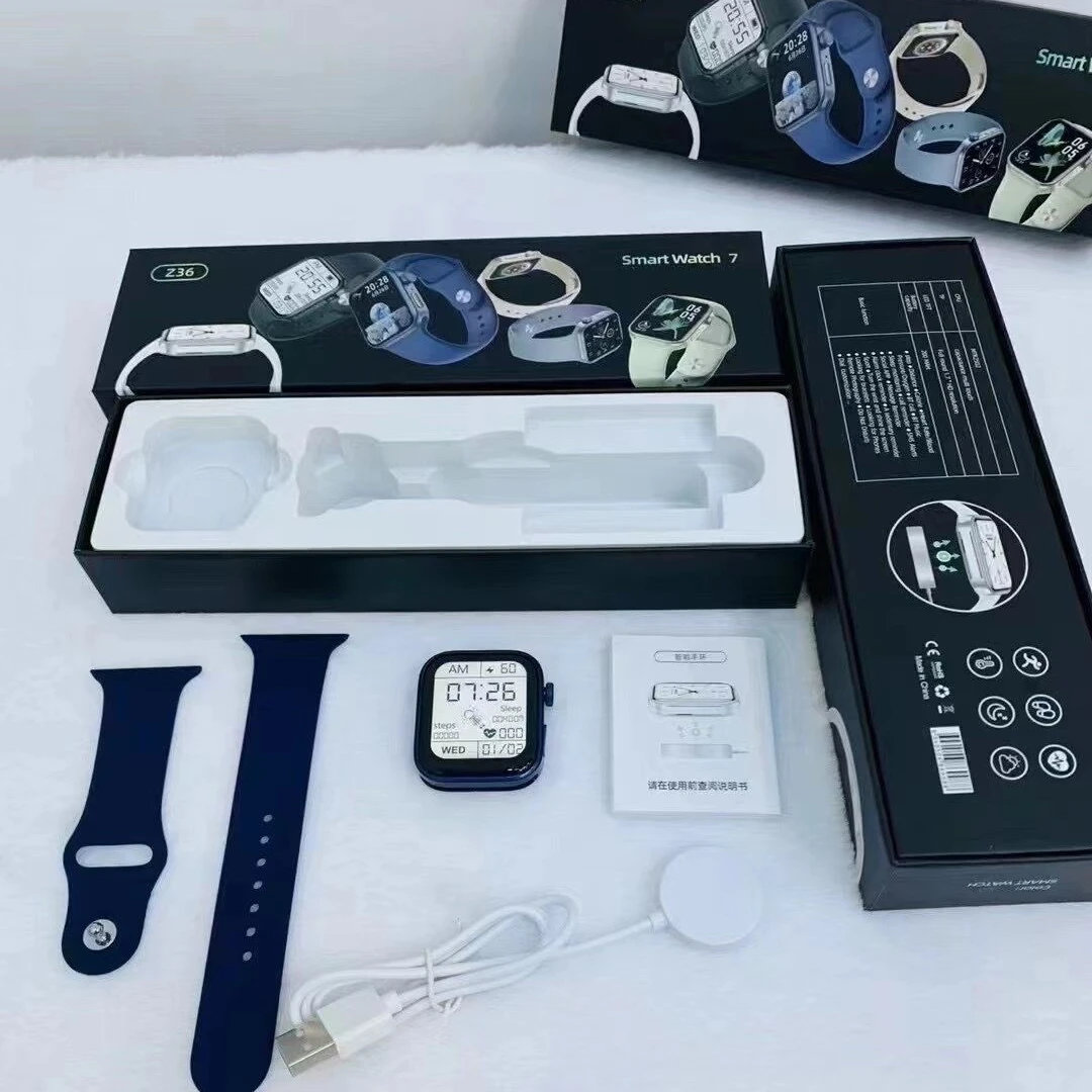 

Watch 7 Smartwatch Z36 Reloj intelligent Iwo Waterproof Series 7 Smart Watch Z36