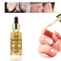 

Private Label 30ml Nourishing Brightening Revitalizer Repair Toe 24K Gold Nail Cuticle Oil