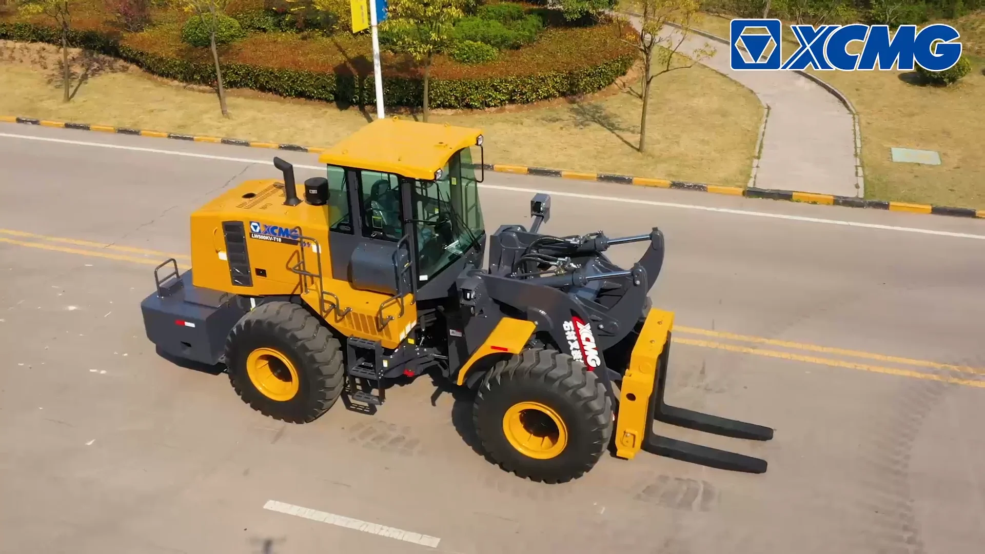 Xcmg Lw500kvt18 18 Ton Front Wheel Forklift Loader Buy Wheel