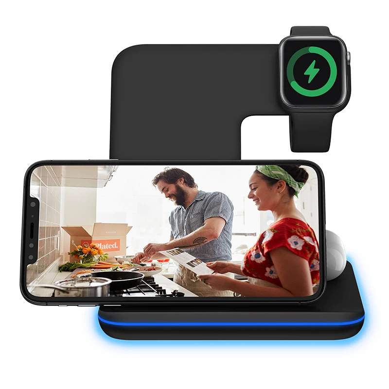 

docking station laptop 3in1 wireless charger for samsung galaxy s10