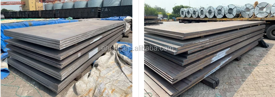 Ehong SS400 Steel Plate Wear Resistant Hot Rolled Steel Plate Iron Steel Plate For Ship Repair manufacture