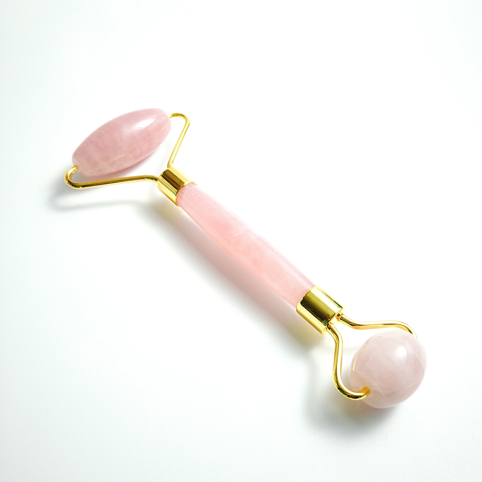 

Rose Quartz Massage roller for Face, Eyes, Neck, Body Muscle Relaxing and Relieve Fine Lines and Wrinkles