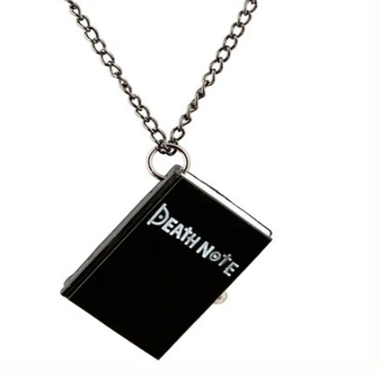 

Death Note Cosplay Gift Men Women Stainless Steel Book Necklace