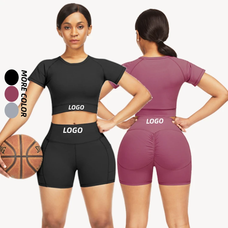 

Women Fitness Sets With Pockets Workout Sets Fitness Sportswear