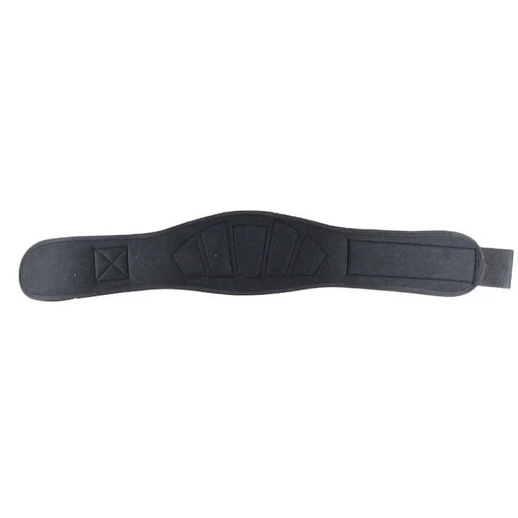 

2020 new arrival indoor body building adjustable EVA foam mesh fabric weight lifting belt, Black