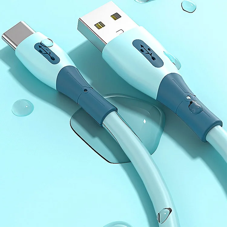 

Liquid Silica Gel 3A Fast Charging Usb Type C Cable Usb Cable