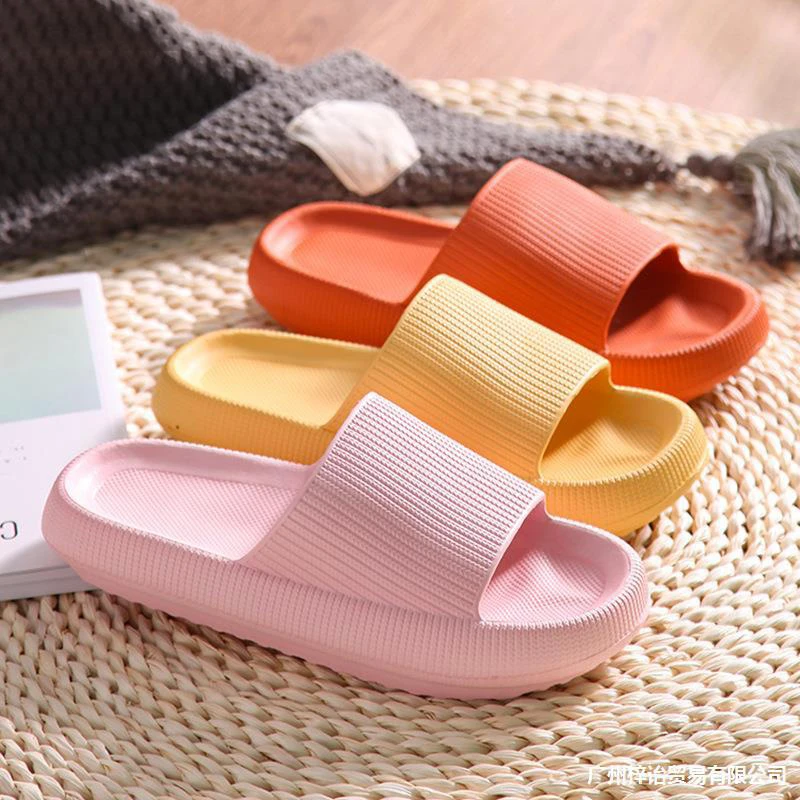 

2020 Fashion Candy Color Outdoor Indoor Slipper Antislip Thick Bottom Men Women Antiskid Slippers