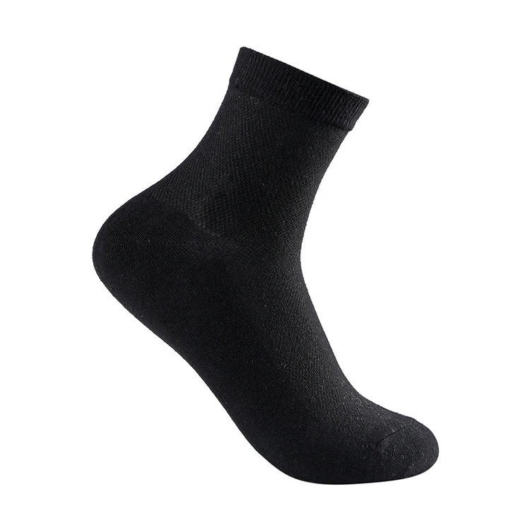 

Wholesale organic black custom logo meias calcetines low cut crew men business kids work bamboo socks, As picture shows