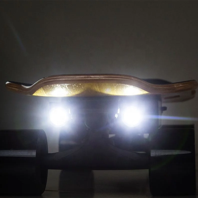 

WE 2021 new 45km high range offroad high speed maple all terrain electric skateboard On the road, Customized color