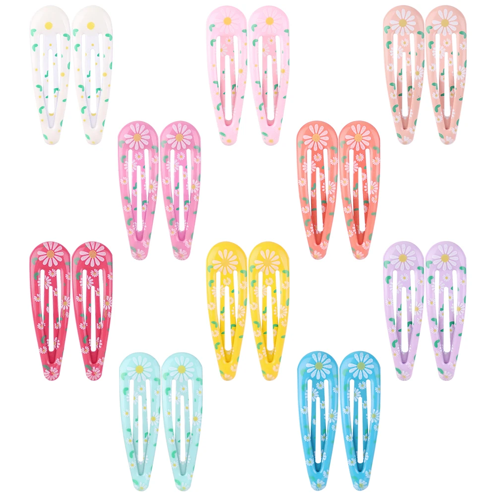 Wholesale Bulk DIY Fashion Solid Color No Slip cute colorful Girls Kids Children Babies Snap Hair Clips