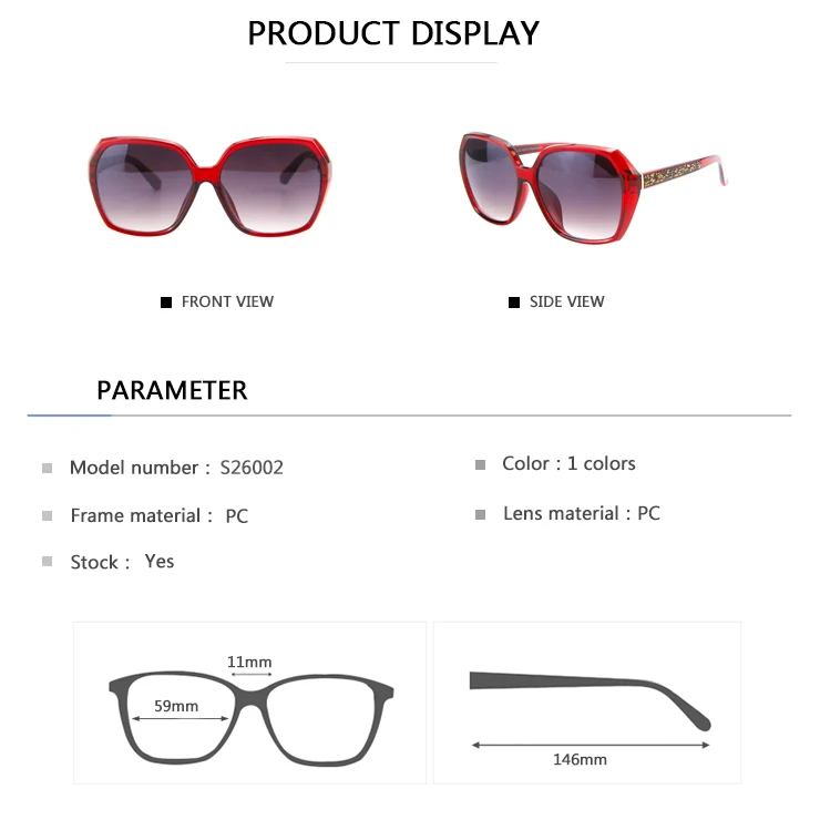 EUGENIA high quality private label gafas de sol hombre designer women oversize sunglasses