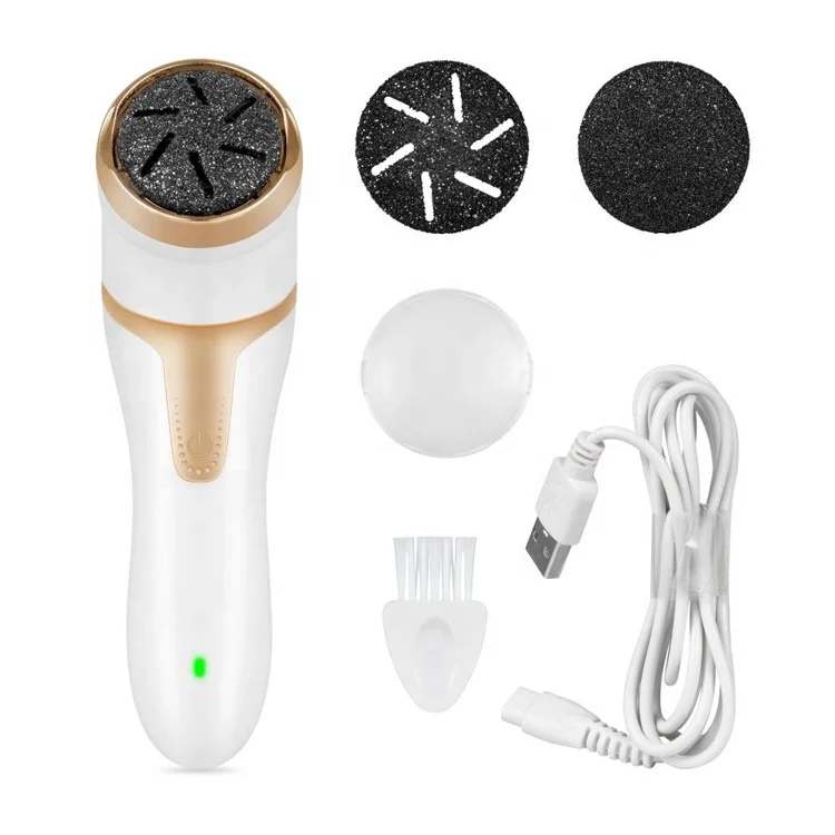 

2020 New Usb Rechargeable Professional Electric Hard Dead Skin Foot File Shaver Machine Vacuum Callus Remover, White/black/pink