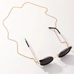 Simple And Versatile Metal Chain Hanging Neck Glas