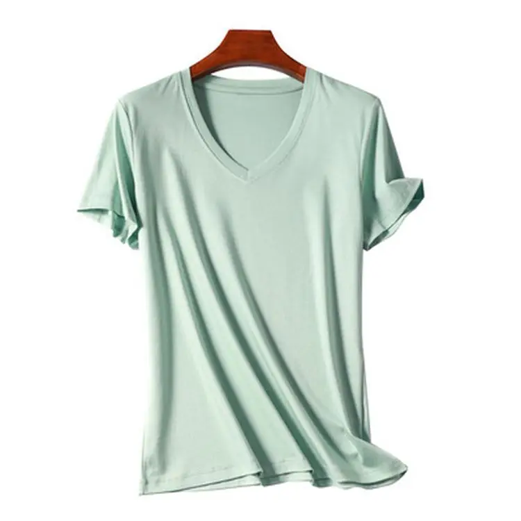 

Custom Logo Solid Color High Quality Wholesale Plain T Shirts For Women's Stylish