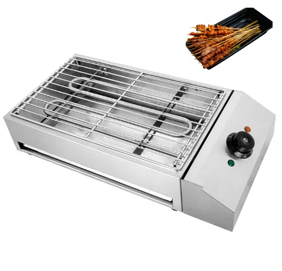 

Electric BBQ Grill Home Use Commercial Stainless Steel Kebab Grill Meat Grill Machine
