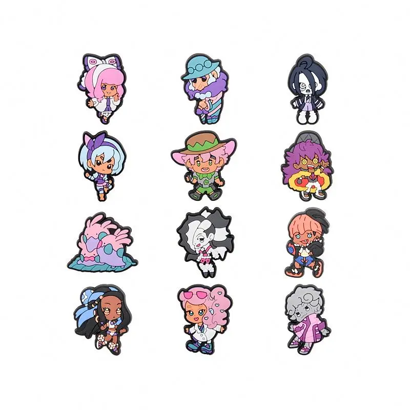 

2022 new style shoe charm for girls croc shoes cute croc charms fit for girls clog custom designer croc charms for wholesale, Customized color