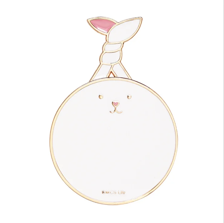 

Creative Student Gifts High Quality Zinc Alloy Cute Animal Rabbit Makeup Mirror Travel Mirror Lovely Portable Pocket Mirror