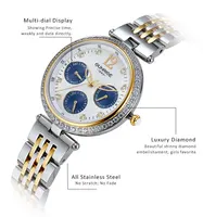 

2019 Popular New Style Sunrise Brand Casual Sport Quartz Womens Watches Luxury Stainless Steel Watch