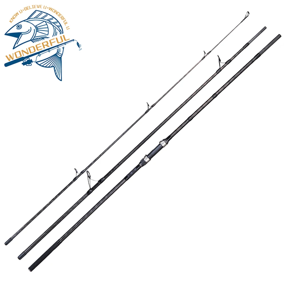 

3.6m 3.9m carp fishing rod 3 sections high strength medium heavy MH/H 3.0lbs 3.5lbs carbon saltwater 12ft fishing carp rod, Customized