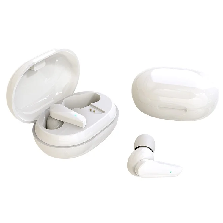 

New ENC Noise Canceling Earbuds Headphones Earphones OEM TWS for Microphone China Supplier Market Factory Direct Price, White/black/blue/pink/green / custom colors