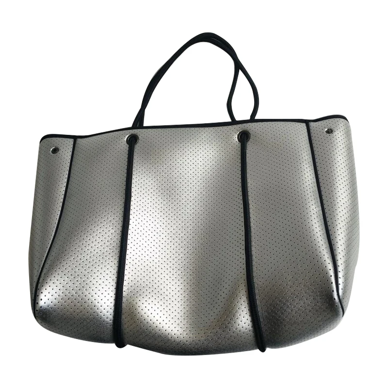 
2020 Metallic Perforated Bag Top Quality Neoprene Beach Bag Sets 