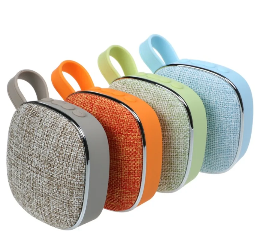 

2021 New arrvial solid color mini portable sound box speaker for household