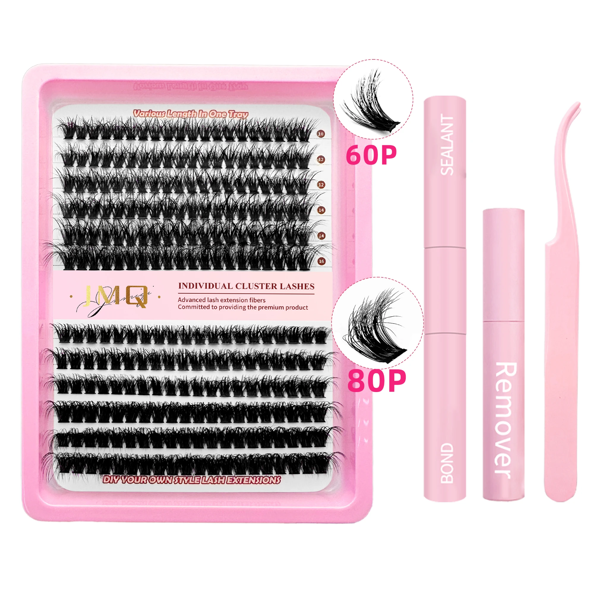 Mink Fluffy 5D Mega Volume DIY Eyelash Clusters