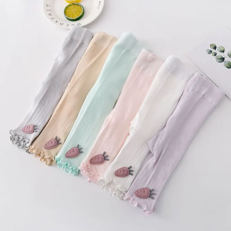 

Wholesale Hot Sale Pure Cotton Children's Summer Thin With Radish Accessories Baby Leggings