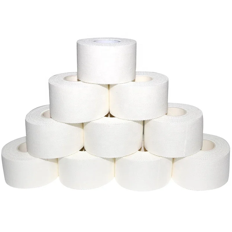

5cm*9.14m Athletic Sports Tape | Strong Easy Tear |Perfect for Bats/Lacrosse/Hockey Sticks/Climbers and Boxing sportstape, White