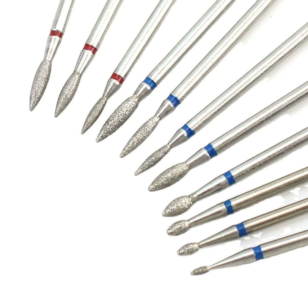 

Free Shipping Drill Polish Rotary Burr Nail Files ools Cuticle Clean Carbide Electric File Diamond Nail Drill Bits Grinding