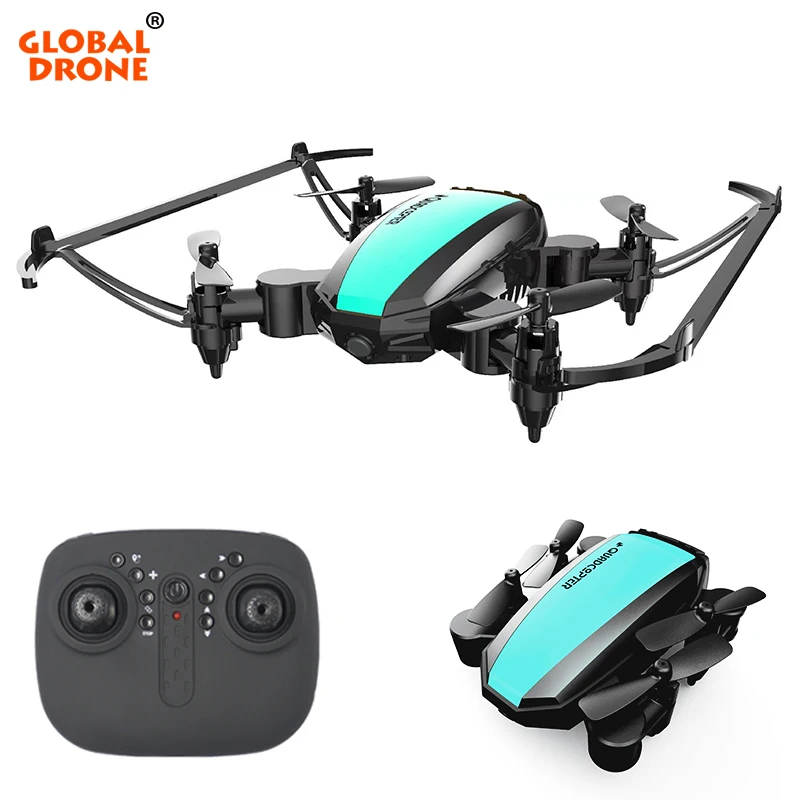 

Global Drone GW125 Pocket Drone 2.4Ghz Altitude Hold Four Axis Mini Dron with Protective Shield t Radio Control Toys for Boys