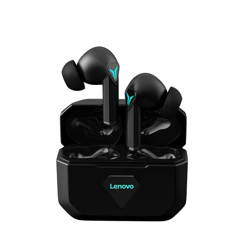 

Limit Discounts Original Lenovo LivePods GM6 Wireless TWS Gaming Earphones with Charging Box, Black, white