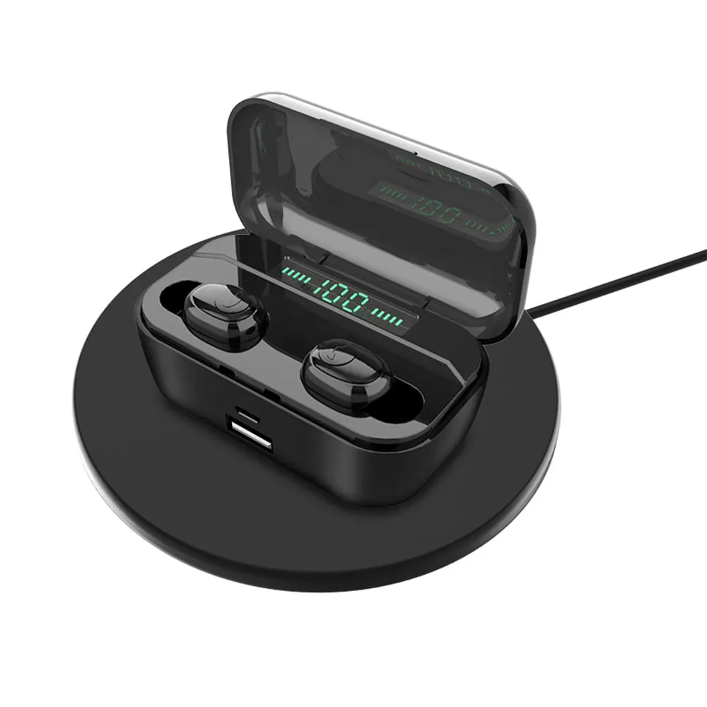 

2000mAh Waterproof Wireless Charging Stereo True Wireless Audifonos Bluetooth Para Celular Earbuds