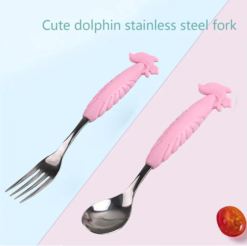 baby plate with spoon and fork set