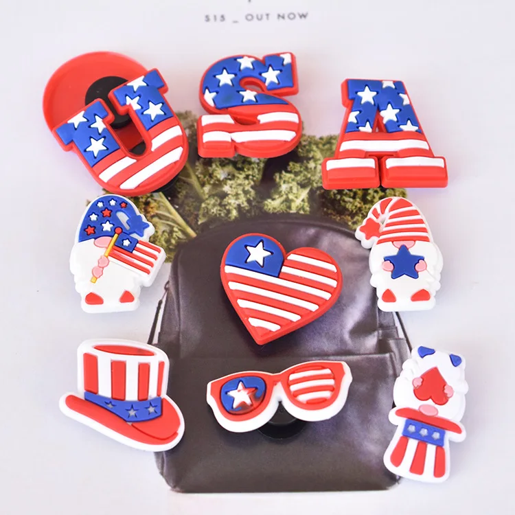 

Luxurious Soft PVC Shoe Charms rubber croc Charms for clog Shoe Decoration Accessories Kids Girls Boys Party Gifts