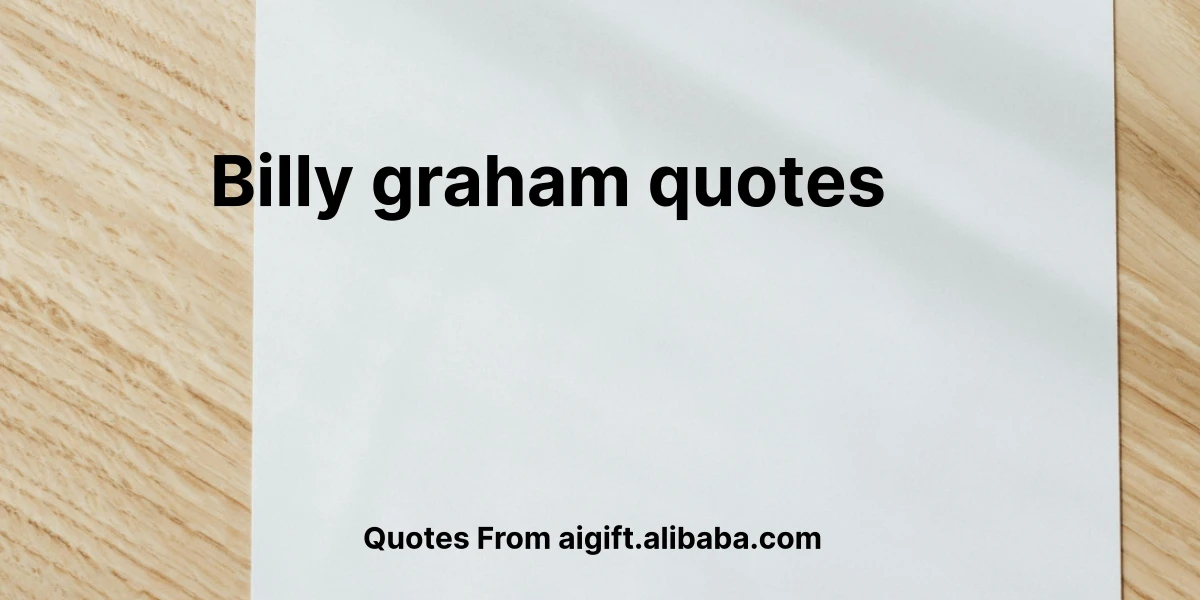 billy graham quotes