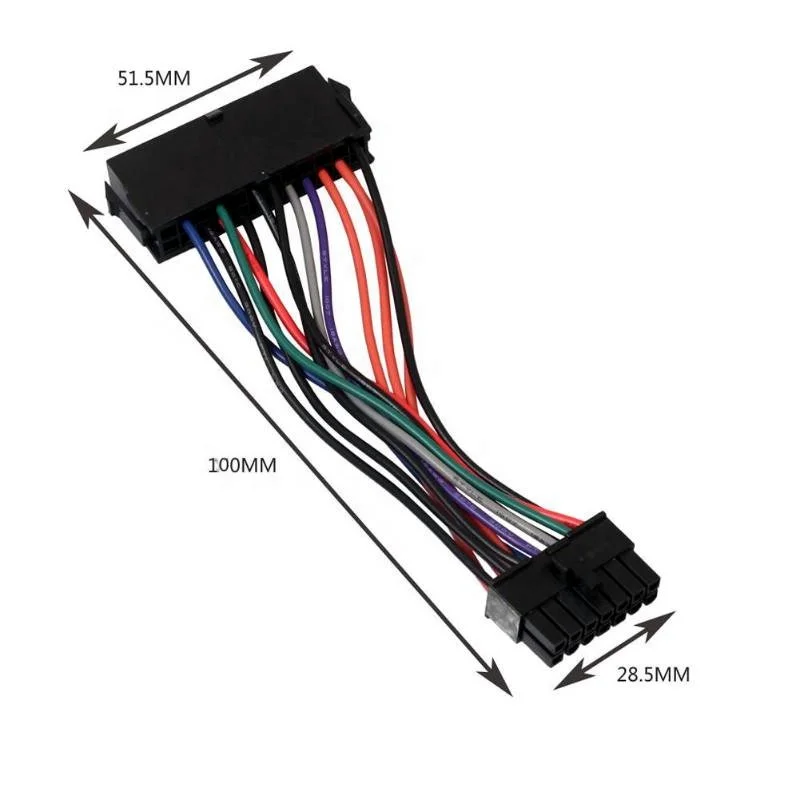 

ATX 24 Pin to 14 Pin Power Supply Cable 24pin to 10pin 12pin Adapter Cord for Lenovo/Acer computer Motherboard