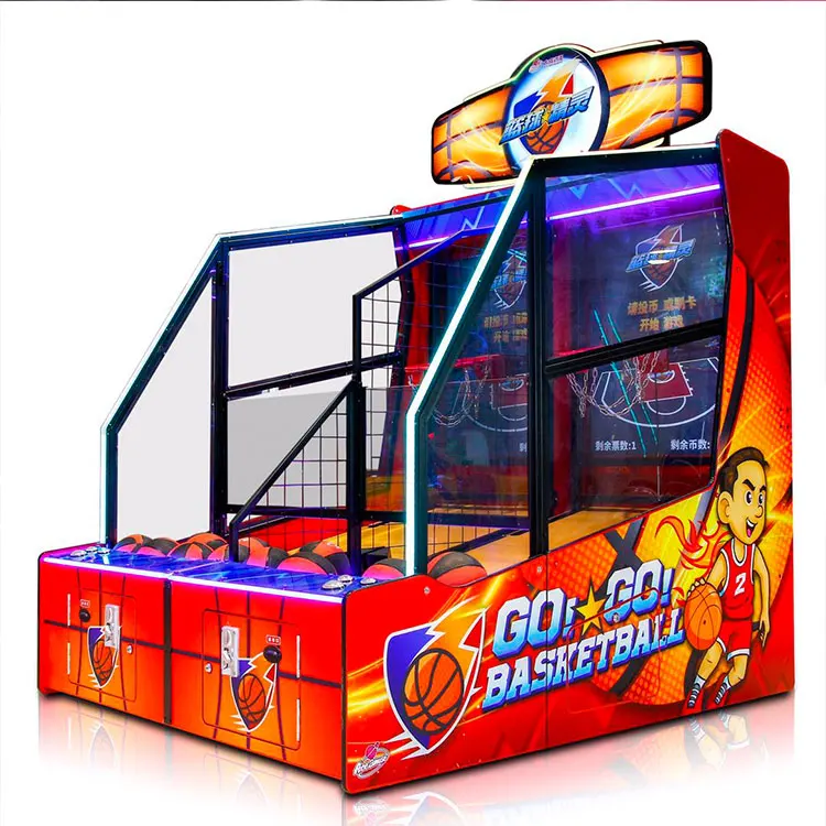 

Coin operated indoor electronic street basketball shooting game hoop game arcade game machine