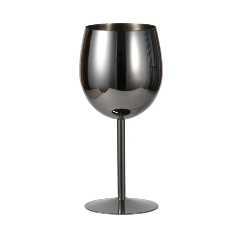 

European Style Goblet Wine Glass Stainless Steel Champagne Glass Red Wine Glass