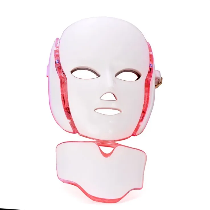 

Wireless rechargeable led mask 7color facial tightening device for women, Whtie