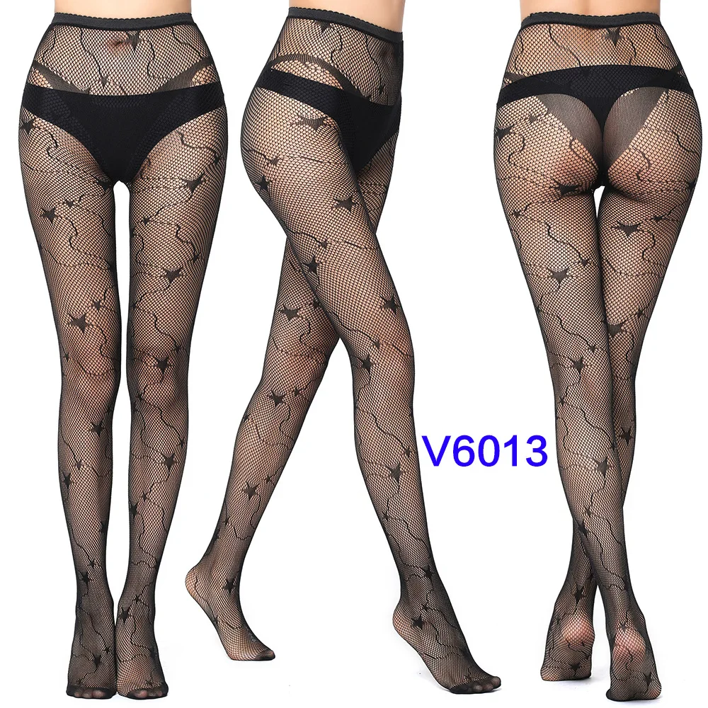 

New Arrival Ultra-thin Summer Sexy Hollow Black Meteor trail Ladies Underwear Fishnet pantyhose seamless, Like the picture