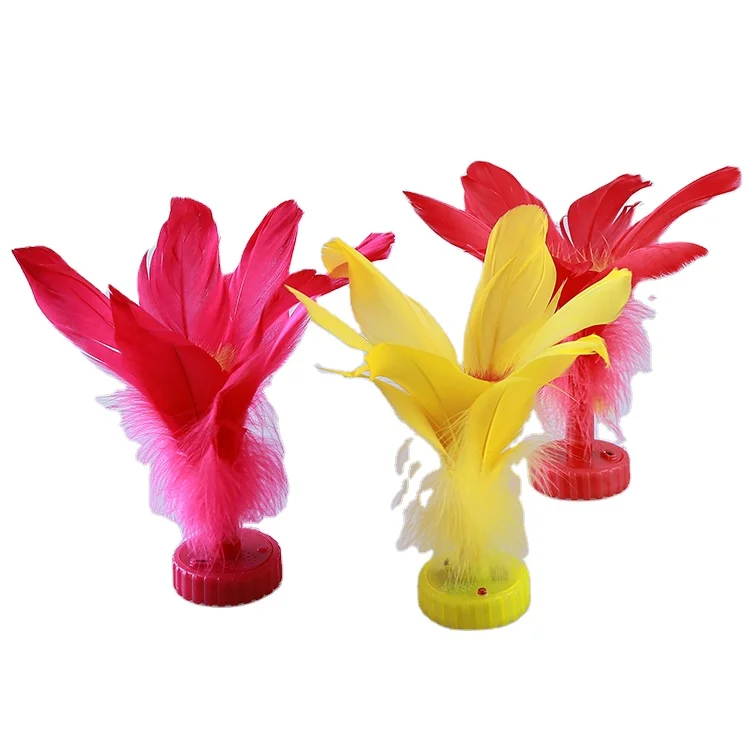 

Factory Wholesale Smart Shuttlecock Goose Feather USB Rechargeable Outdoor Jianzi Shuttlecock, Colorful