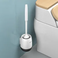 

Tinderala Rubber Head Holder Cleaner Plastic Clean Toilet Brush Set Wall Hanging Household Floor Cleaning Bathroom Accessories
