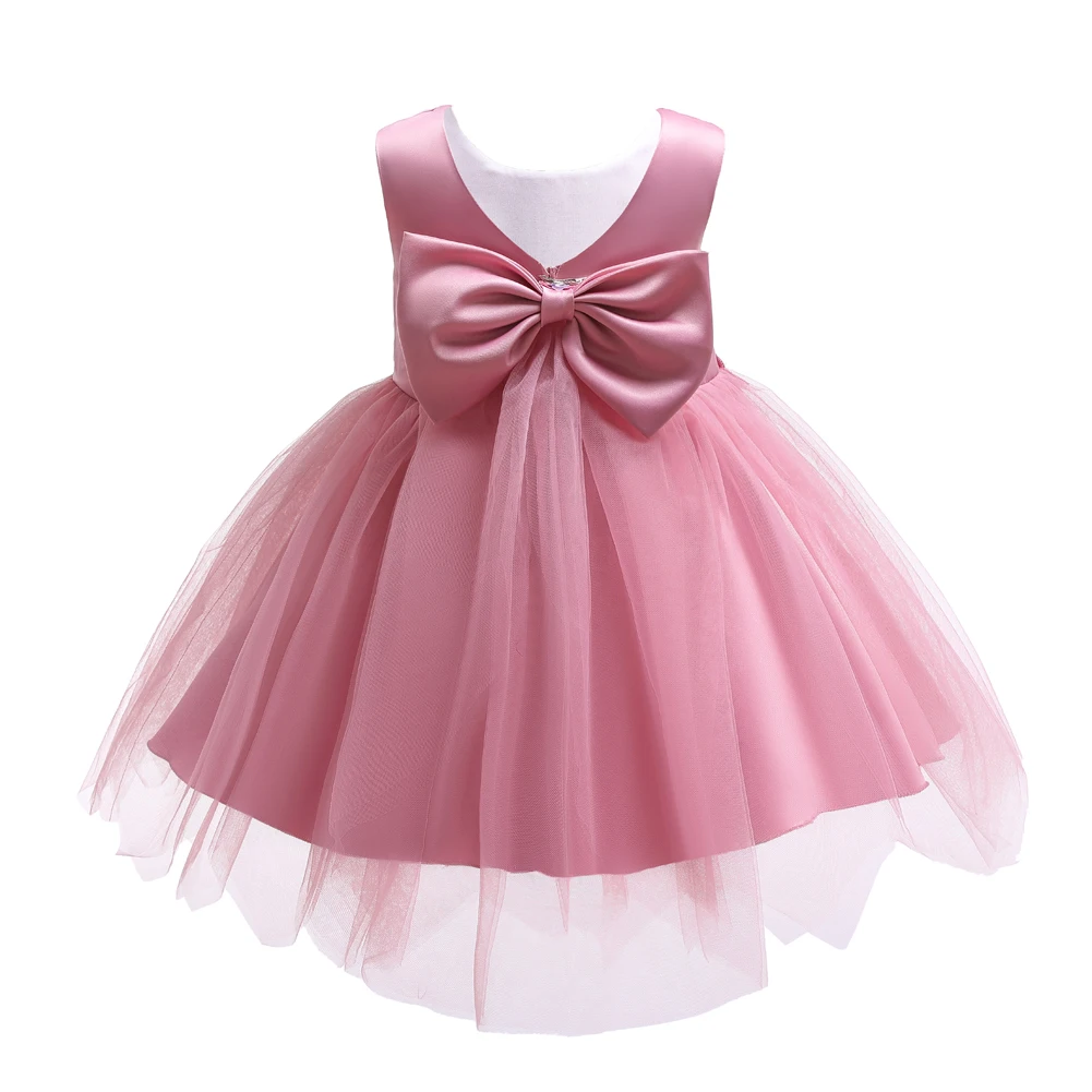 

European style baby girl birthday dresses flower baby girl party dress for 2 years old elegant wedding dress for little girls