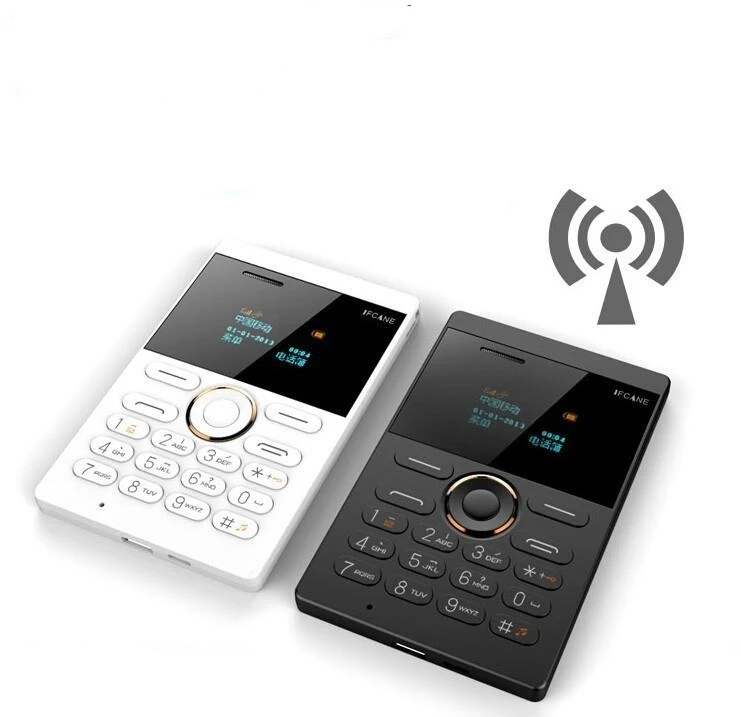 

E5 small size credit size mobile phone, Golden, black, white