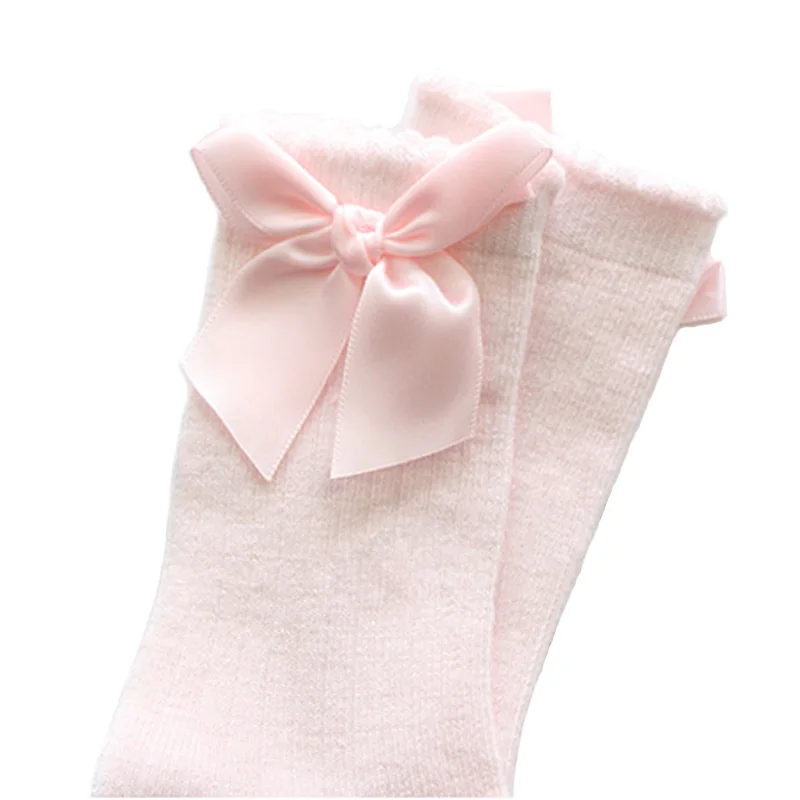

Striped Bow Children Baby Girls Knee High Socks Toddler Infant Girl Boy Knee Long Socks Leg Warm Sokken, As pictures