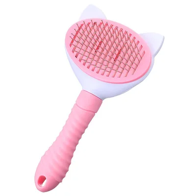 

Self Clean Hair Pet Brush Slicker Large Dog Cat Comb Automatic Telescopic Hair Removal Brush Pet Grooming Tools, Picture