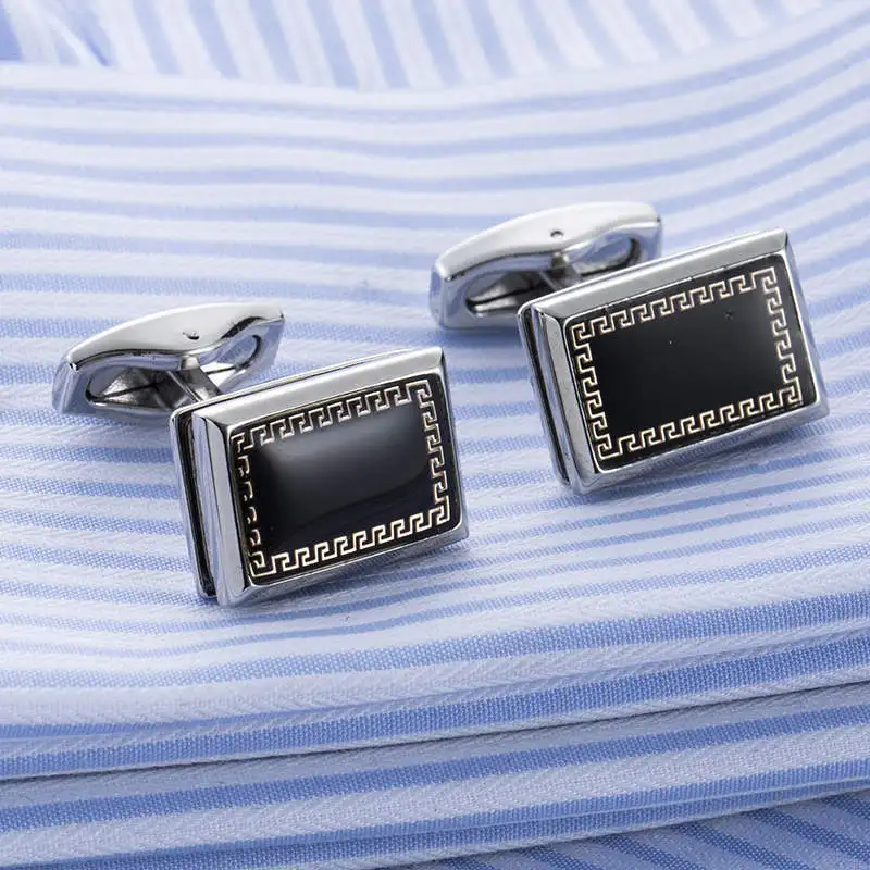 

Good Quality Elegant Metal Blank Cufflink Fashion Mens Custom Shirts Cufflinks