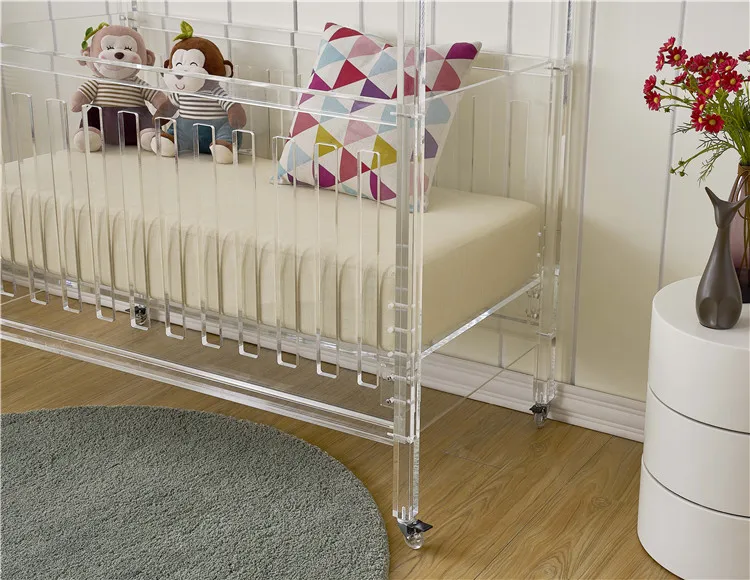 Luxury Acrylic Baby Crib Bed,Baby Furniture,Knock Down Baby Crib Buy