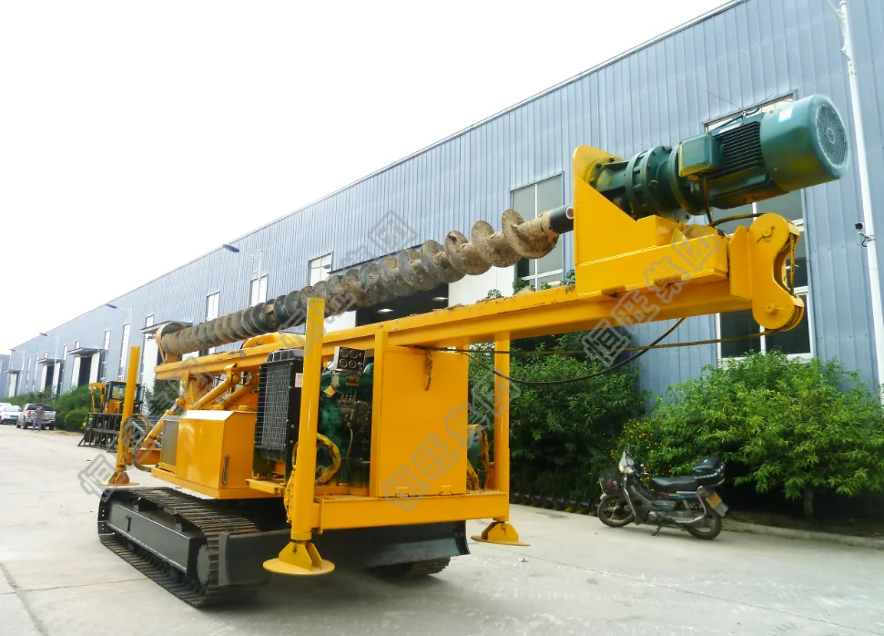 china supply tracks hydraulic pile driver 8m drilling machine